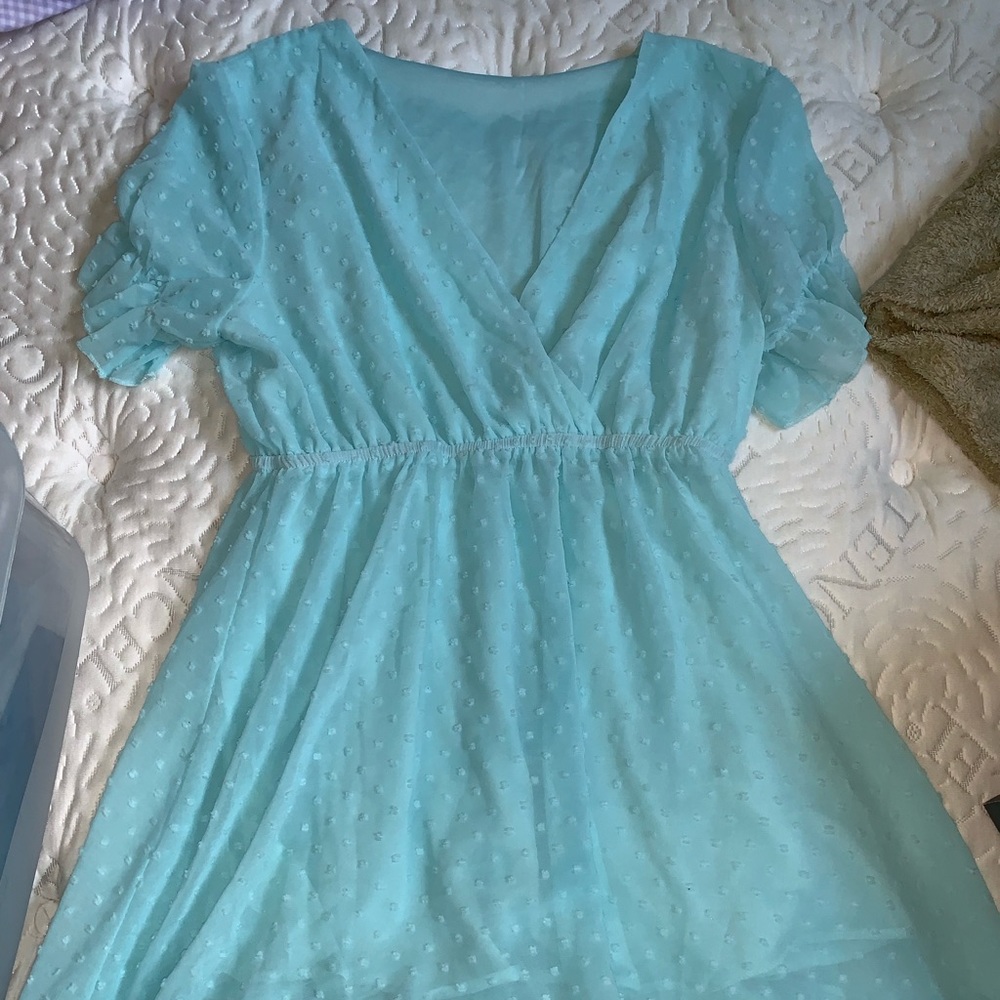Teal SHEIN dress